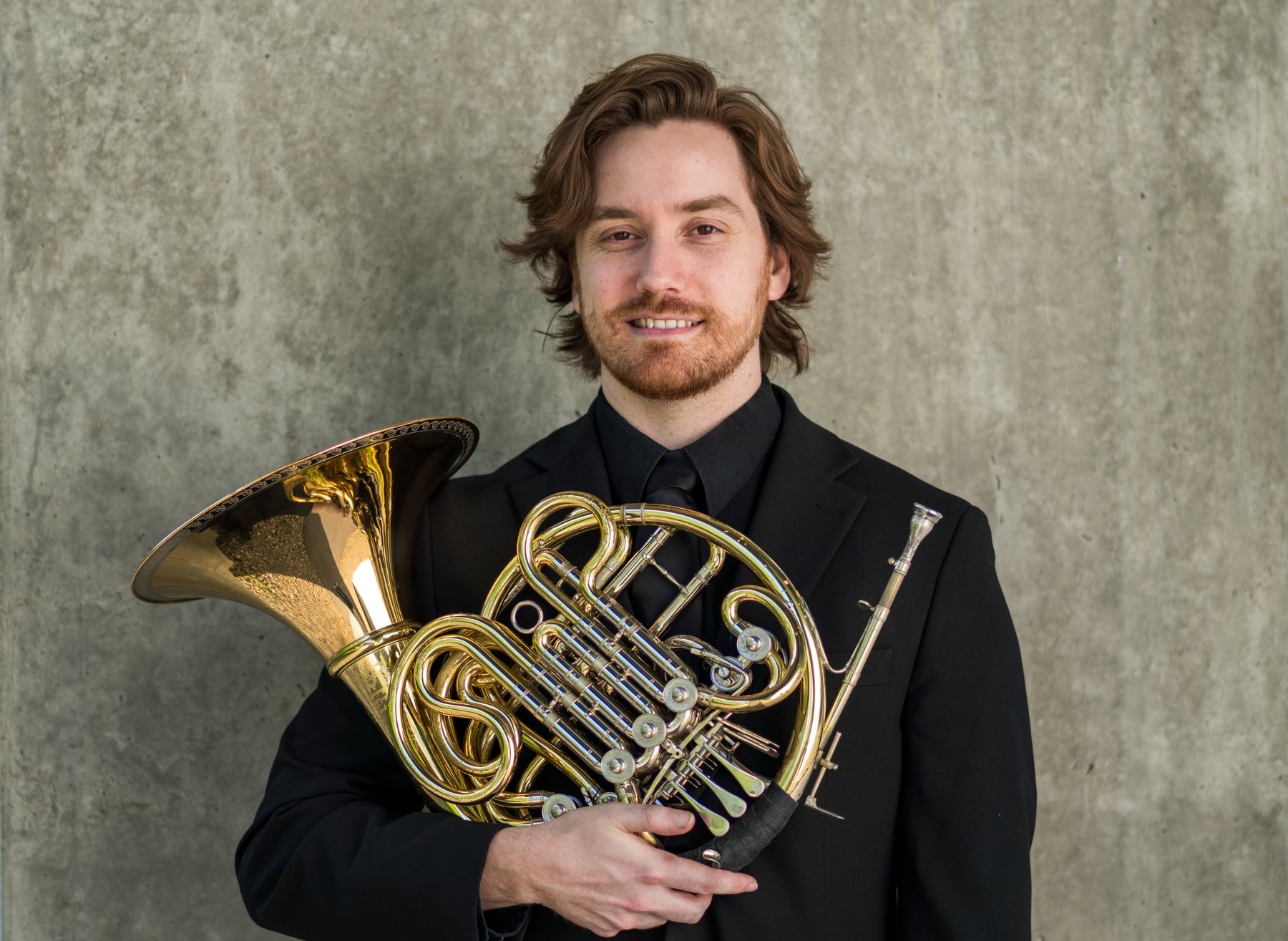 Steven Harmon with French horn